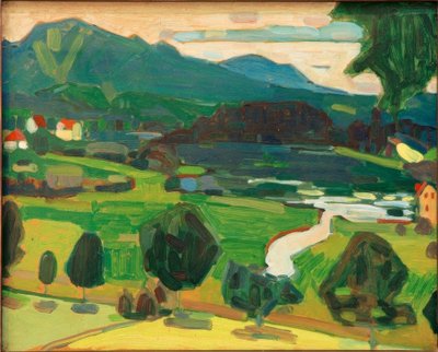 Murnau-View over the Staffelsee by Wassily Kandinsky